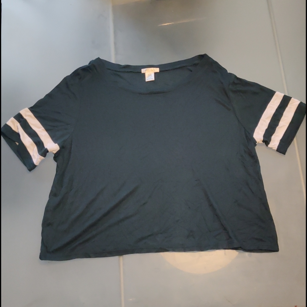 Dark Green Crop top